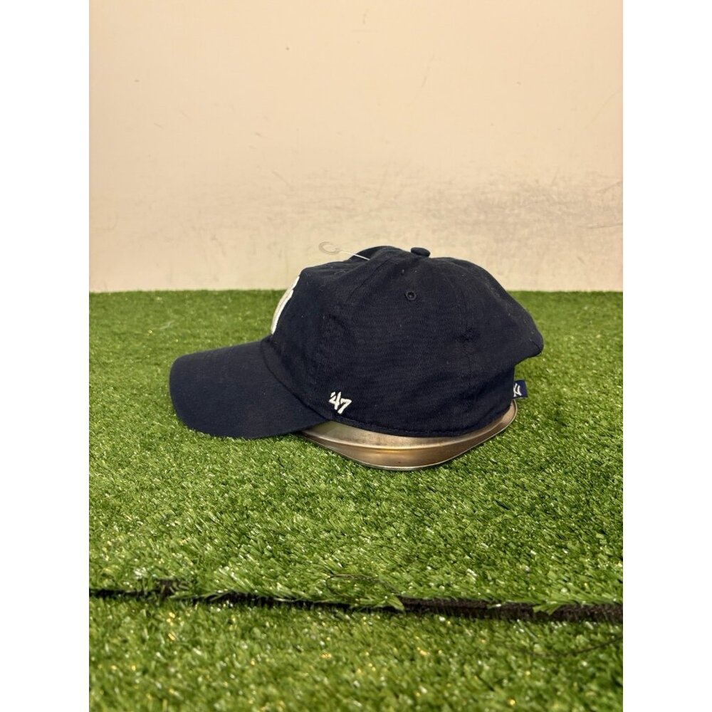 New York Yankees hat cap strap back blue white '47 dad adjustable unisex mens 3 - Picture 4 of 9
